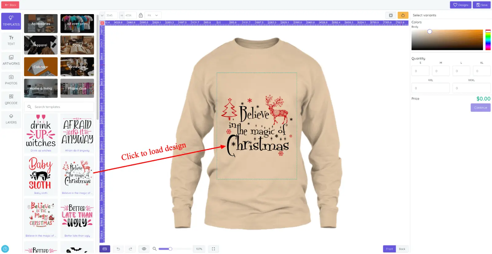 design template