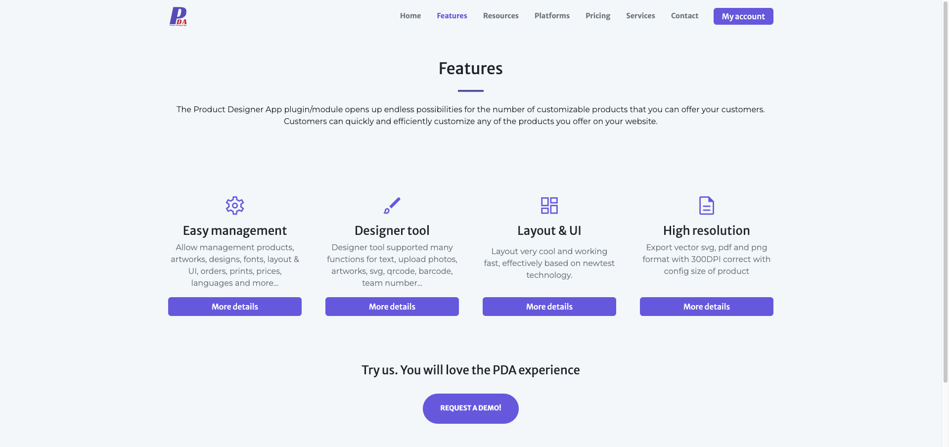 Features Product Designer App For Custom Product Stores
